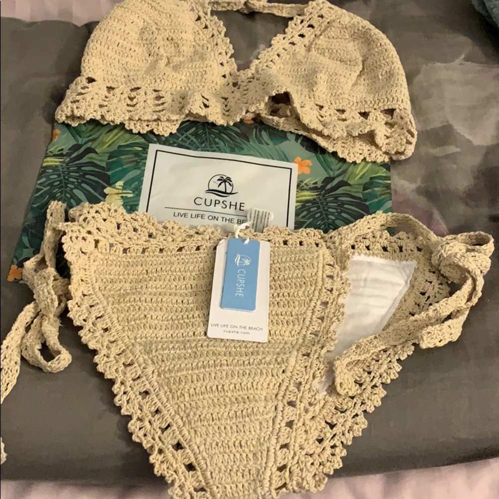 Crochet side tide bikini